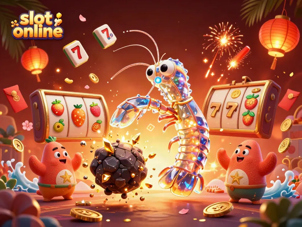 Experience thrilling gameplay with slot online, featuring vibrant slot reels and exciting game symbols.